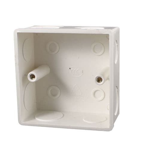 electrical boxes for sockets|double socket single back box.